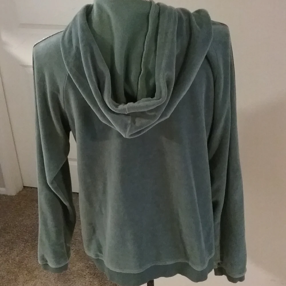 Jessica Simpson Green Hoodie Sweatshirt- Size L
